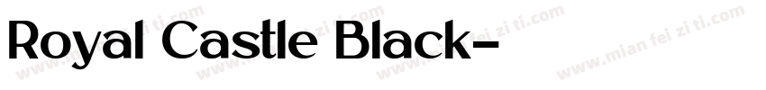 Royal Castle Black字体转换